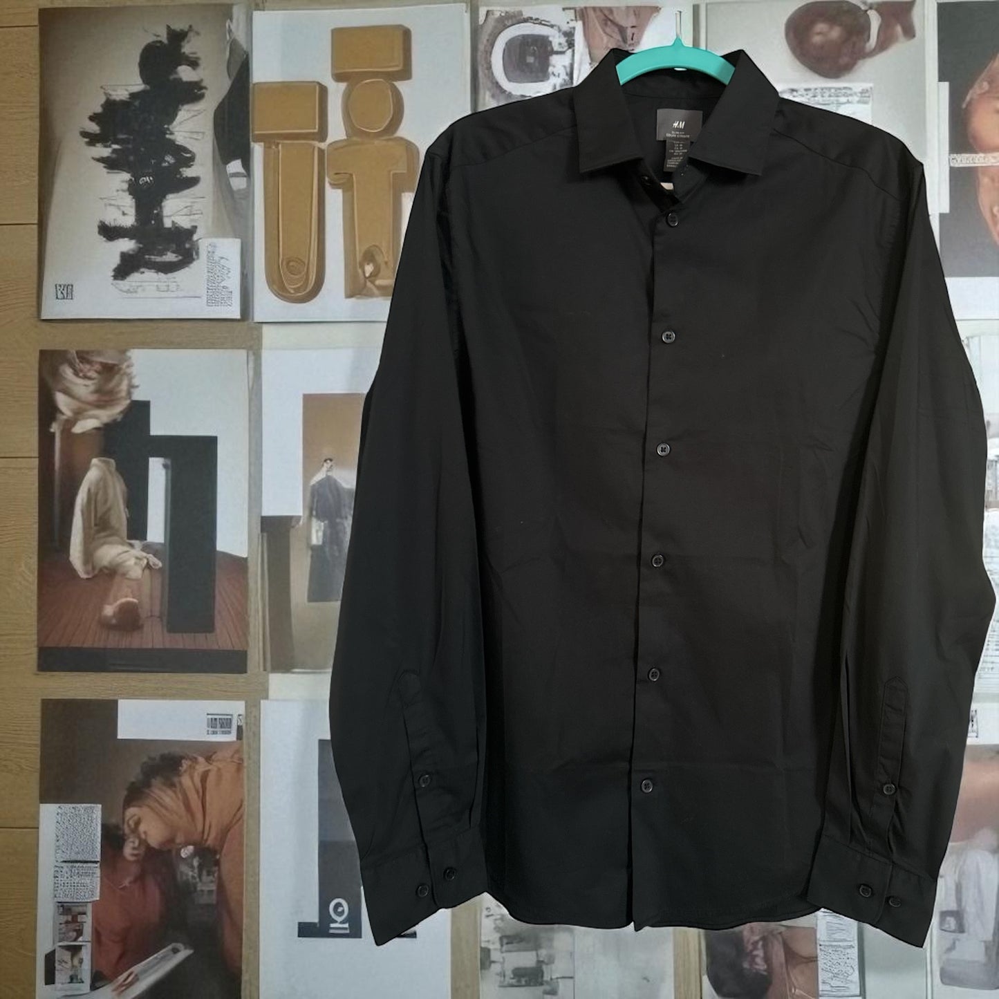 NWT h&m SLIM-FIT STRETCH SHIRT