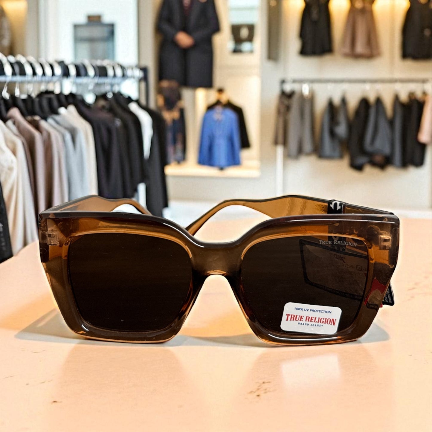 NWT True Religion Oversized Square Sunglasses