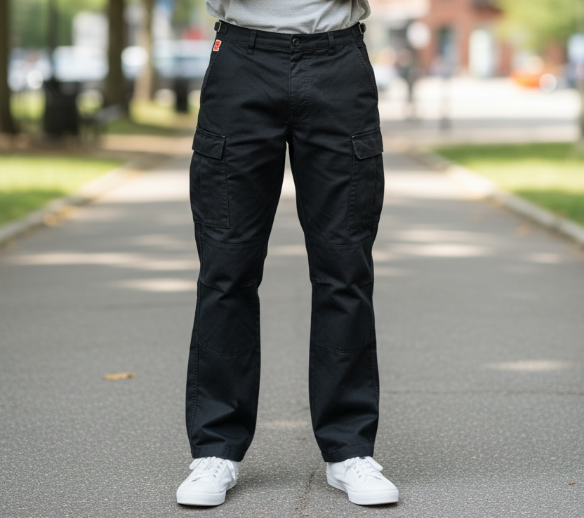 Men’s Empyre Black Cargo Pants