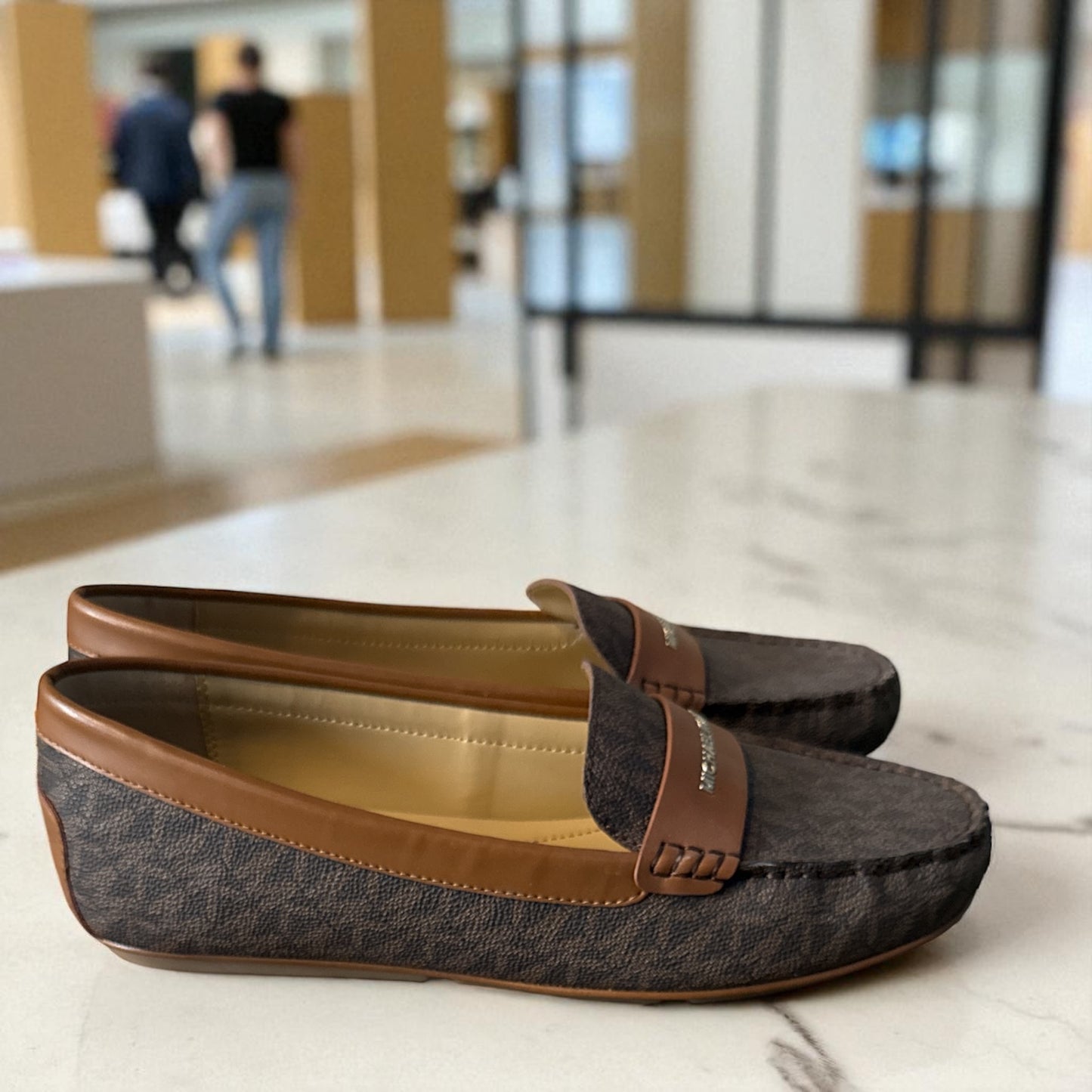 NWOT Michael Kors Signature Logo Loafers