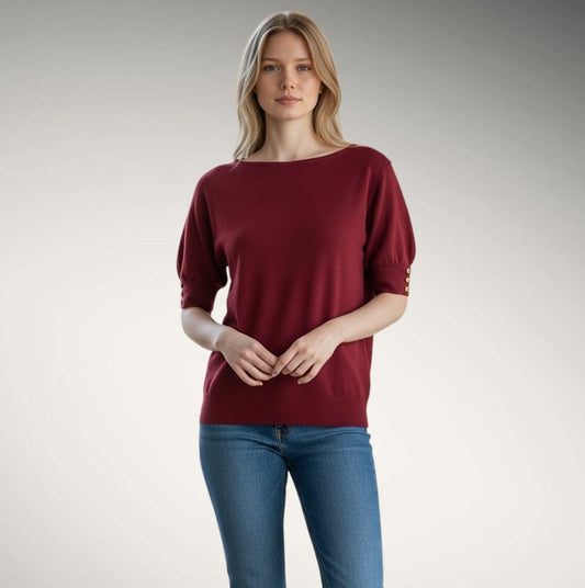 NWT Ann Taylor Knit short sleeve Top