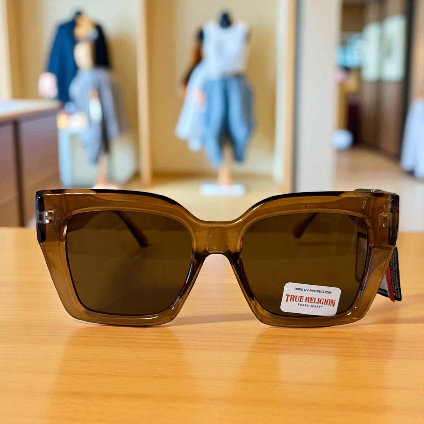 NWT True Religion Oversized Square Sunglasses