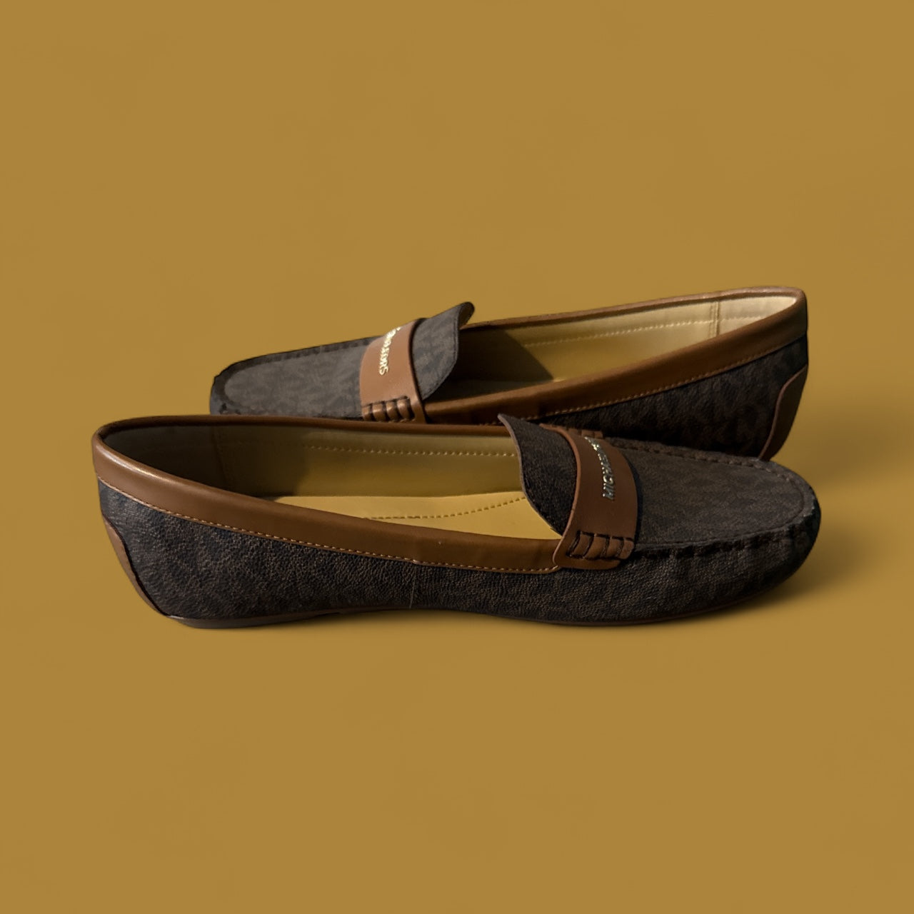NWOT Michael Kors Signature Logo Loafers